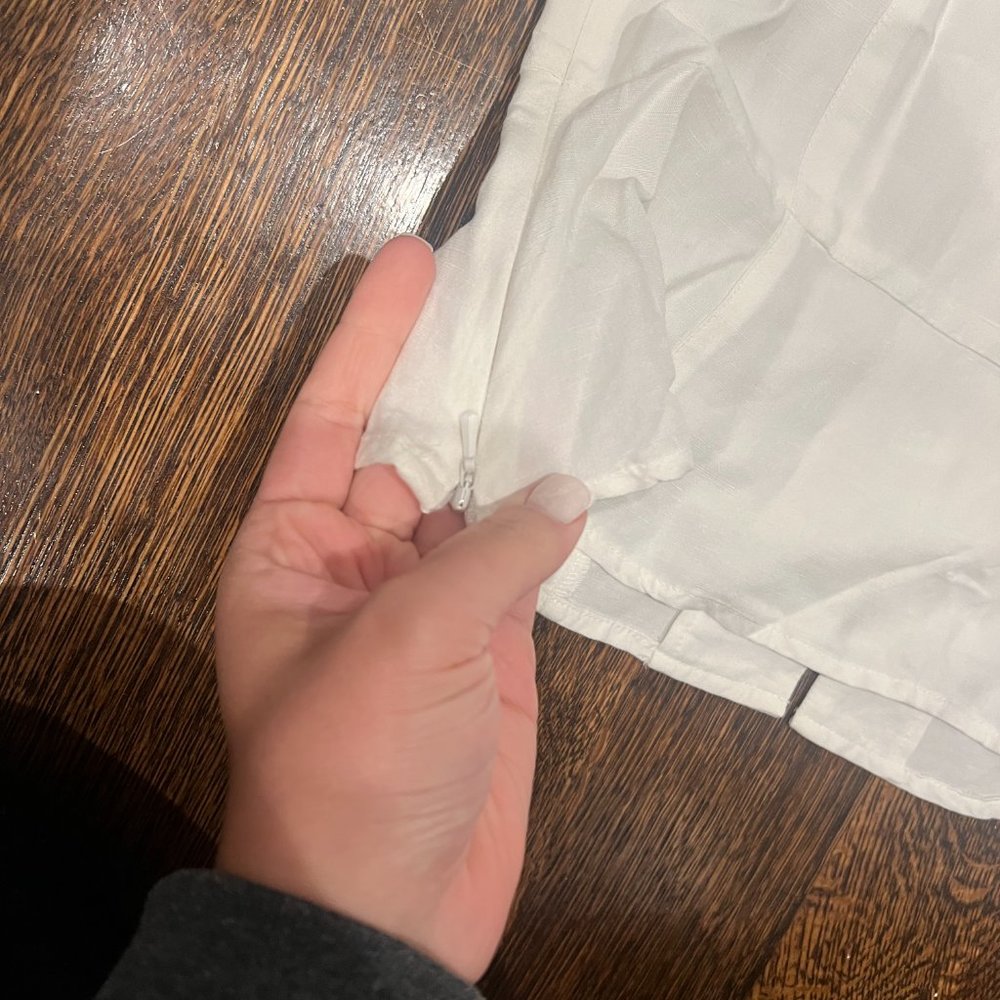 Something Navy Front Button Fitted Blouse - image 8